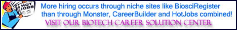 Jobs and Careers in the Biotechnology and Life Sciences industry